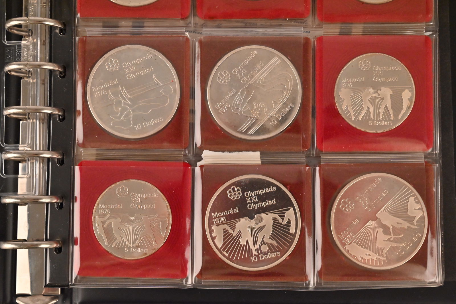 Canada Konvolut mit 5 - 10 Dollars, 1976, Silbermünzen - 3