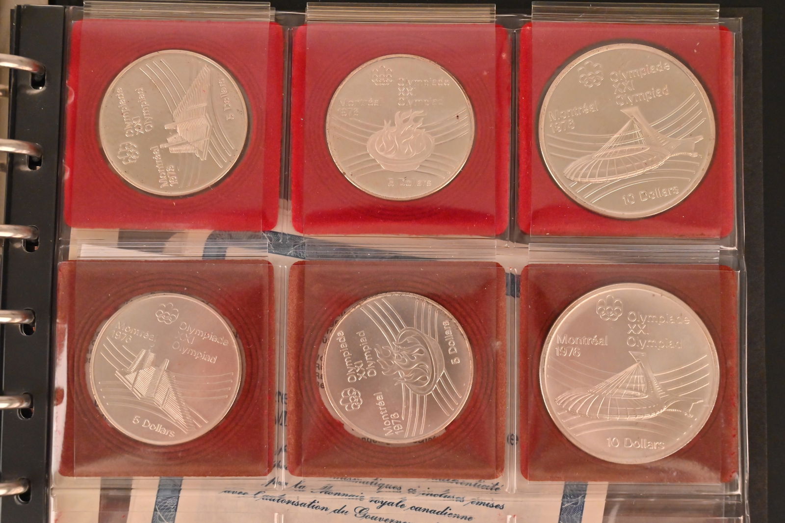 Canada Konvolut mit 5 - 10 Dollars, 1976, Silbermünzen - 4