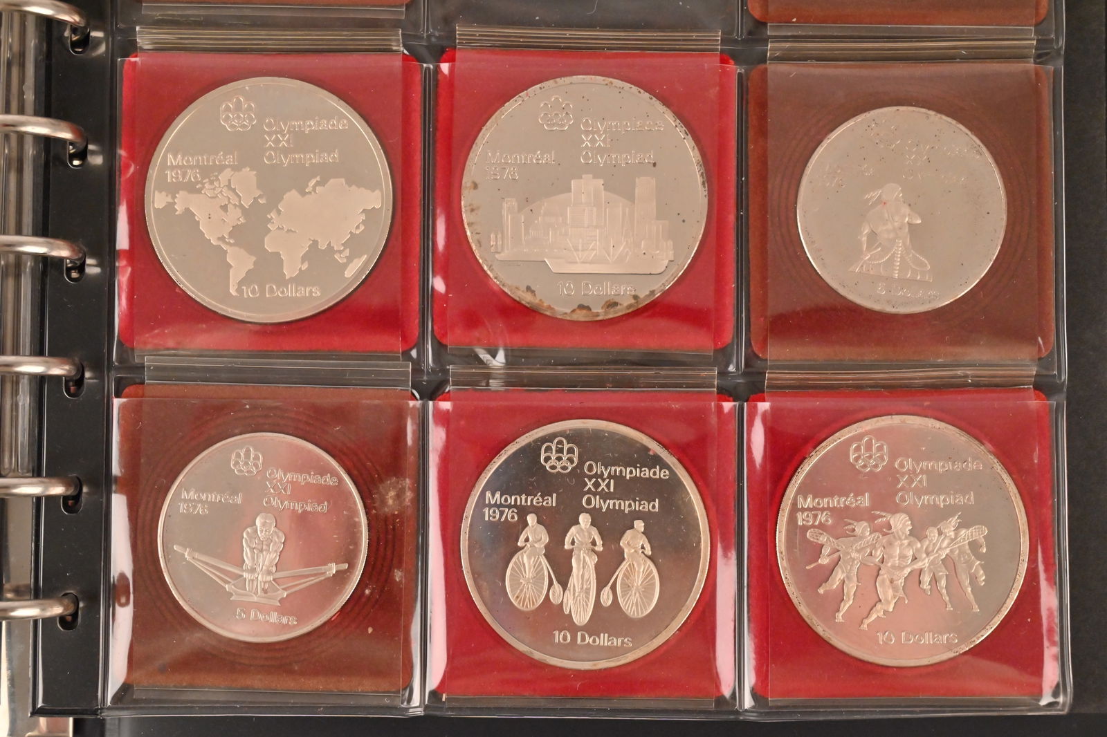 Canada Konvolut mit 5 - 10 Dollars, 1976, Silbermünzen - 6