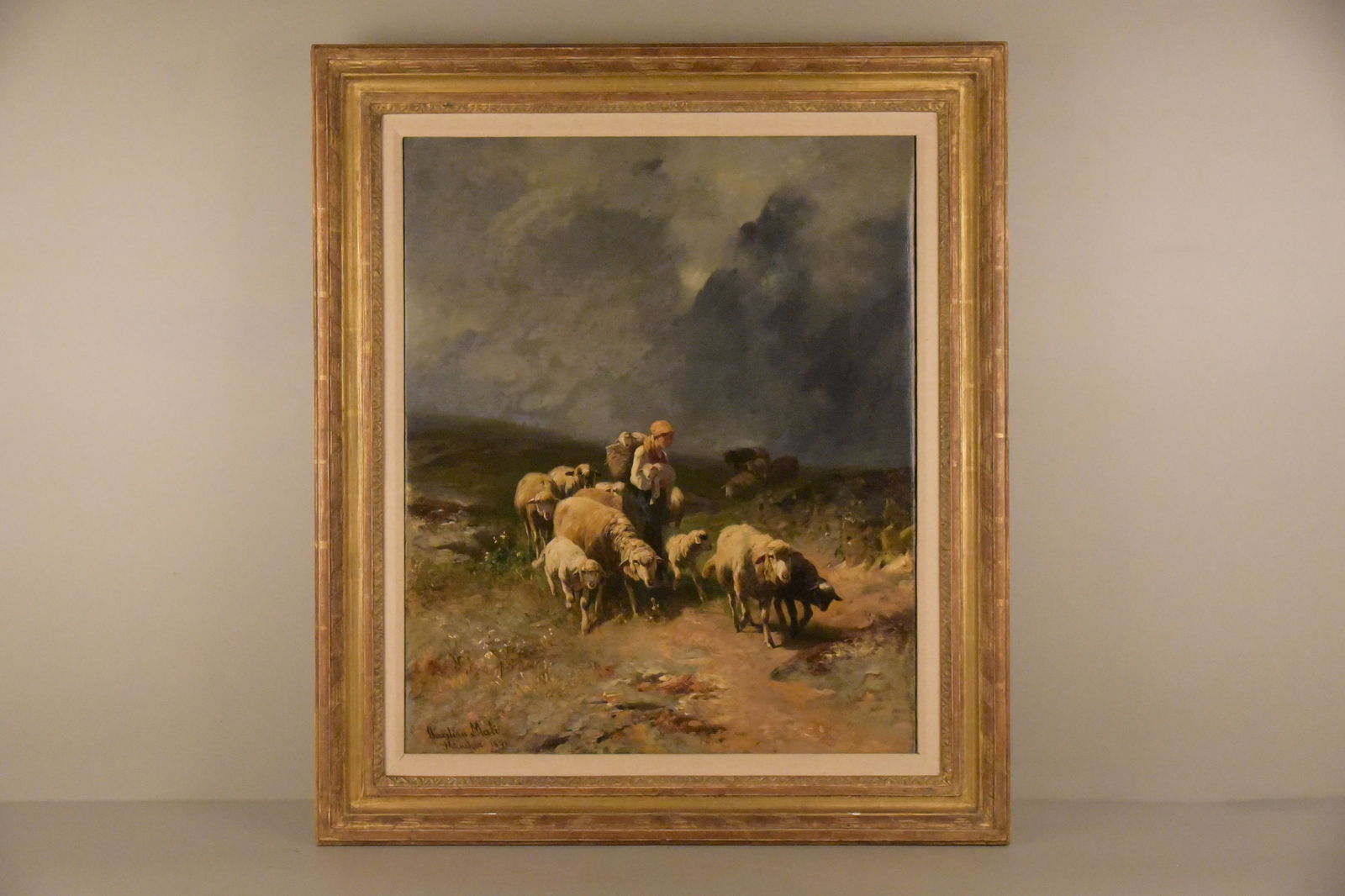 Christian Mali (1832-1906) - Schäferin 1891 (1 of 6)