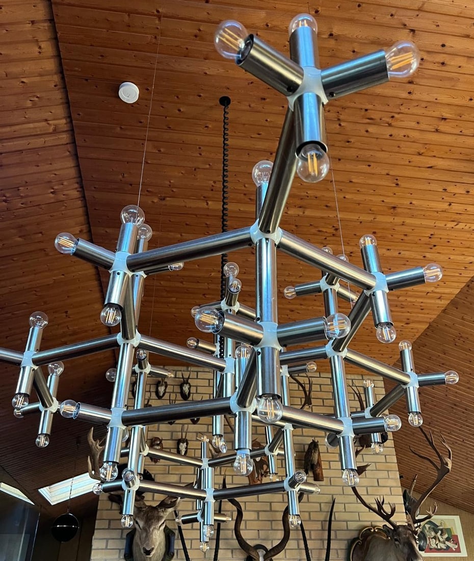 Mod. Atomic Hängelampe von Robert Haussmann - 3