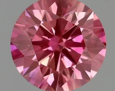Ideal Loose Diamond - ROUND 0.54ct Fancy Vivid Pink VVS1: Ideal Loose Diamond - ROUND 0.54ct Fancy Vivid Pink VVS1 Source: This is a real non-mined Diamond that has been grown in a lab Shape: ROUND Carats: 0.54 Color: Fancy Vivid Pink Certification: IGI Vide