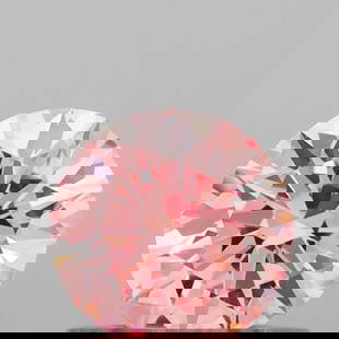 Ideal Loose Diamond - ROUND 0.51ct Fancy Vivid Pink VVS2: Ideal Loose Diamond - ROUND 0.51ct Fancy Vivid Pink VVS2 Source: This is a real non-mined Diamond that has been grown in a lab Shape: ROUND Carats: 0.51 Color: Fancy Vivid Pink Certification: IGI Vide