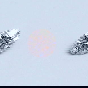 Loose Diamond - ROUND 0.1ct Fancy Light  Pink: Loose Diamond - ROUND 0.1ct Fancy Light Pink Source: Natural Shape: ROUND Carats: 0.1 Color: Fancy Light Pink Certification: GIA Video: