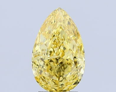Loose Diamond - PEAR 2.5ct Fancy Vivid Yellow VS2: Loose Diamond - PEAR 2.5ct Fancy Vivid Yellow VS2 Source: This is a real non-mined Diamond that has been grown in a lab Shape: PEAR Carats: 2.5 Color: Fancy Vivid Yellow Certification: IGI Video: