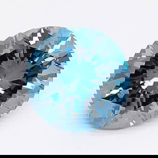 Loose Diamond - ROUND 1.0ct Fancy Deep Blue VS2: Loose Diamond - ROUND 1.0ct Fancy Deep Blue VS2 Source: This is a real non-mined Diamond that has been grown in a lab Shape: ROUND Carats: 1.0 Color: Fancy Deep Blue Certification: IGI Video: