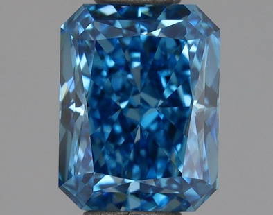 Loose Diamond - RADIANT 1.06ct Fancy Vivid Blue VS1: Loose Diamond - RADIANT 1.06ct Fancy Vivid Blue VS1 Source: This is a real non-mined Diamond that has been grown in a lab Shape: RADIANT Carats: 1.06 Color: Fancy Vivid Blue Certification: IGI Video: