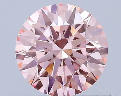 Ideal Loose Diamond - ROUND 0.6ct Fancy Intense Pink VS2: Ideal Loose Diamond - ROUND 0.6ct Fancy Intense Pink VS2 Source: This is a real non-mined Diamond that has been grown in a lab Shape: ROUND Carats: 0.6 Color: Fancy Intense Pink Certification: IGI The