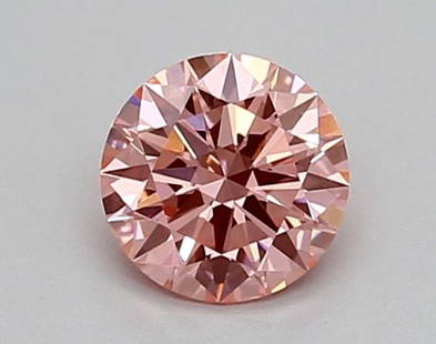Ideal Loose Diamond - ROUND 0.5ct Fancy Vivid Pink VS2: Ideal Loose Diamond - ROUND 0.5ct Fancy Vivid Pink VS2 Source: This is a real non-mined Diamond that has been grown in a lab Shape: ROUND Carats: 0.5 Color: Fancy Vivid Pink Certification: IGI Video: