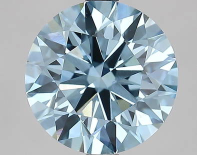 Ideal Loose Diamond - ROUND 3.1ct Fancy Vivid Blue VS1: Ideal Loose Diamond - ROUND 3.1ct Fancy Vivid Blue VS1 Source: This is a real non-mined Diamond that has been grown in a lab Shape: ROUND Carats: 3.1 Color: Fancy Vivid Blue Certification: IGI Video: