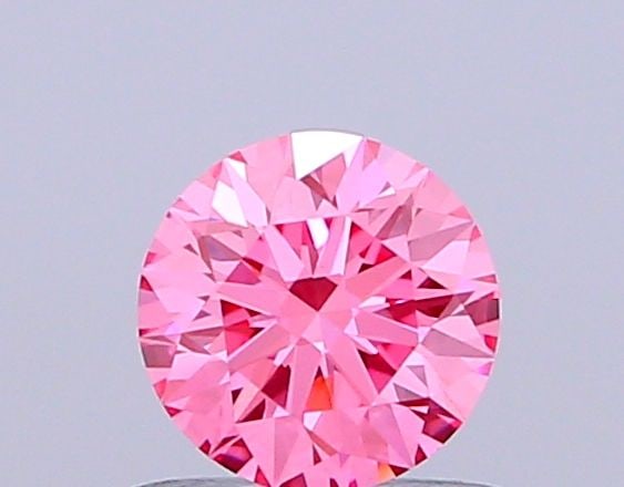 Ideal Loose Diamond - ROUND 0.55ct Fancy Vivid Pink VVS2 (1 of 1)