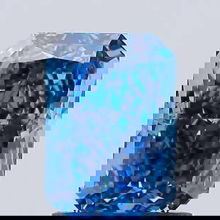 Loose Diamond - RADIANT 1.36ct Fancy Vivid Blue VVS2: Loose Diamond - RADIANT 1.36ct Fancy Vivid Blue VVS2 Source: This is a real non-mined Diamond that has been grown in a lab Shape: RADIANT Carats: 1.36 Color: Fancy Vivid Blue Certification: IGI Video: