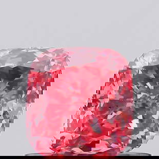 Loose Diamond - CUSHION BRILLIANT 0.51ct Fancy Pink SI2: Loose Diamond - CUSHION BRILLIANT 0.51ct Fancy Pink SI2 Source: This is a real non-mined Diamond that has been grown in a lab Shape: CUSHION BRILLIANT Carats: 0.51 Color: Fancy Pink Certification: IGI