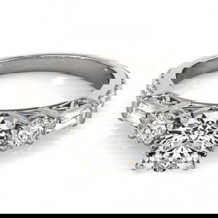 2 ctw Certified VS/SI Diamond Pave Solitaire Ring 14k White Gold: 2 ctw Certified VS/SI Diamond Pave Solitaire Ring 14k White Gold 2 ctw Certified VS/SI Diamond Pave Solitaire Ring 14k White Gold Designer Brand Luxury Jewelrymade in the USA Suggested Retail Price: $