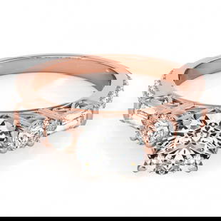 2.5 ctw Certified VS/SI Diamond Pave Ring 14k Rose Gold: 2.5 ctw Certified VS/SI Diamond Pave Ring 14k Rose Gold 2.5 ctw Certified VS/SI Diamond Pave Ring 14k Rose Gold Designer Brand Luxury Jewelrymade in the USA Suggested Retail Price: $31700 .Item: Diamo