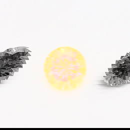 Loose Diamond - ROUND 0.2ct Fancy Deep Orange Yellow SI1