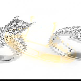 0.85 ctw Certified VS/SI Princess Diamond Ring 14k Yellow Gold: 0.85 ctw Certified VS/SI Princess Diamond Ring 14k Yellow Gold 0.85 ctw Certified VS/SI Princess Diamond Ring 14k Yellow Gold Designer Brand Luxury Jewelrymade in the USA Suggested Retail Price: $6500