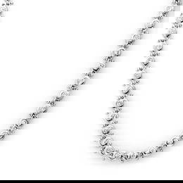 4.0 ctw Certified VS/SI Diamond Necklace 14k White Gold