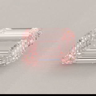 Loose Diamond - EMERALD 0.53ct Fancy Intense Pink VS1: Loose Diamond - EMERALD 0.53ct Fancy Intense Pink VS1 Source: This is a real non-mined Diamond that has been grown in a lab Shape: EMERALD Carats: 0.53 Color: Fancy Intense Pink Certification: IGI Vid