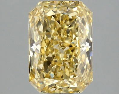 Loose Diamond - RADIANT 2.1ct Fancy Intense Yellow VS1: Loose Diamond - RADIANT 2.1ct Fancy Intense Yellow VS1 Source: This is a real non-mined Diamond that has been grown in a lab Shape: RADIANT Carats: 2.1 Color: Fancy Intense Yellow Certification: IGI V