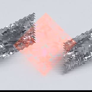 Loose Diamond - PRINCESS 1.0ct Fancy Intense Pink VS1: Loose Diamond - PRINCESS 1.0ct Fancy Intense Pink VS1 Source: This is a real non-mined Diamond that has been grown in a lab Shape: PRINCESS Carats: 1.0 Color: Fancy Intense Pink Certification: IGI Vid