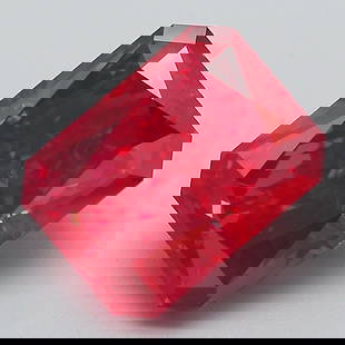 Loose Diamond - RADIANT 4.15ct Fancy Vivid Pink VS1: Loose Diamond - RADIANT 4.15ct Fancy Vivid Pink VS1 Source: This is a real non-mined Diamond that has been grown in a lab Shape: RADIANT Carats: 4.15 Color: Fancy Vivid Pink Certification: IGI Video: