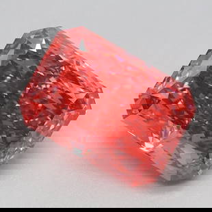 Loose Diamond - RADIANT 2.16ct Fancy Vivid Pink VVS2: Loose Diamond - RADIANT 2.16ct Fancy Vivid Pink VVS2 Source: This is a real non-mined Diamond that has been grown in a lab Shape: RADIANT Carats: 2.16 Color: Fancy Vivid Pink Certification: IGI Video: