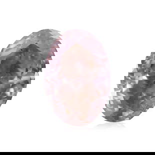 Loose Diamond - OVAL 0.18ct Fancy Orangey Pink SI2: Loose Diamond - OVAL 0.18ct Fancy Orangey Pink SI2 Source: Natural Shape: OVAL Carats: 0.18 Color: Fancy Orangey Pink Certification: GIA Video: