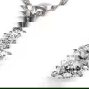 0.9 ctw Cushion Cut Diamond Designer Necklace 18K White Gold