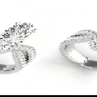 1.05 ctw Certified VS/SI Diamond Ring 18k White Gold: 1.05 ctw Certified VS/SI Diamond Ring 18k White Gold 1.05 ctw Certified VS/SI Diamond Ring 18k White Gold Designer Brand Luxury Jewelrymade in the USA Suggested Retail Price: $11300 .Item: Diamond Wed