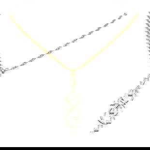 2.76 ctw Diamond Necklace 18K Yellow Gold: 2.76 ctw Diamond Necklace 18K Yellow Gold 2.76 ctw Diamond Necklace 18K Yellow Gold Designer Brand Luxury Jewelrymade in the USA Suggested Retail Price: $17850 Item: Diamond NecklaceTotal Gem weight: