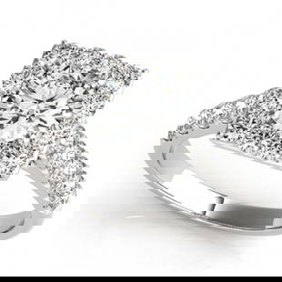 2 ctw Certified VS/SI Diamond Halo Ring 18k White Gold: 2 ctw Certified VS/SI Diamond Halo Ring 18k White Gold 2 ctw Certified VS/SI Diamond Halo Ring 18k White Gold Designer Brand Luxury Jewelrymade in the USA Suggested Retail Price: $21300 .Item: Diamond