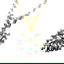 1.03 ctw Certified Quality Diamond Necklace 10k Yellow Gold