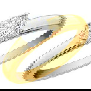 1.50 ctw Certified VS/SI Diamond Ring 2-Tone 14k 2-Tone Gold: 1.50 ctw Certified VS/SI Diamond Ring 2-Tone 14k 2-Tone Gold 1.50 ctw Certified VS/SI Diamond Ring 2-Tone 14k 2-Tone Gold Designer Brand Luxury Jewelrymade in the USA Suggested Retail Price: $32550 .I