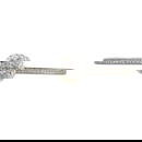 Elegant 18K White Gold Diamond Bangle Bracelet 1.00ct 6in