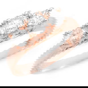 1.50 ctw Certified VS/SI Diamond 3 Stone Ring 14k Rose Gold: 1.50 ctw Certified VS/SI Diamond 3 Stone Ring 14k Rose Gold 1.50 ctw Certified VS/SI Diamond 3 Stone Ring 14k Rose Gold Designer Brand Luxury Jewelrymade in the USA Suggested Retail Price: $9000 .Item