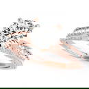 0.75 ctw Certified VS/SI Diamond Antique Ring 18k Rose Gold