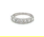 14K White Gold Lab Grown Diamond 1.98 Ct.Tw. 7 Stone Ring