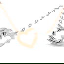 10KT WHITE GOLD 1/6CT TW DIAMOND NECKPIECE