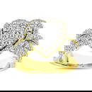 Diamond 1 Ct.Tw. Heart Engagement Ring in 14K Two Tone Gold