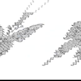 Diamond 1 Ct.Tw. Butterfly Pendant in 10K White Gold