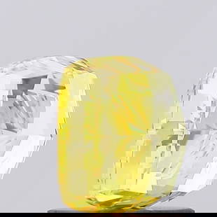 Loose Diamond - CUSHION MODIFIED 1.56ct Fancy Vivid Yellow VVS1: Loose Diamond - CUSHION MODIFIED 1.56ct Fancy Vivid Yellow VVS1 Source: This is a real non-mined Diamond that has been grown in a lab Shape: CUSHION MODIFIED Carats: 1.56 Color: Fancy Vivid Yellow Cer