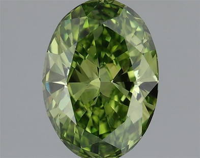 Loose Diamond - OVAL 1.04ct Fancy Vivid Green VVS2: Loose Diamond - OVAL 1.04ct Fancy Vivid Green VVS2 Source: This is a real non-mined Diamond that has been grown in a lab Shape: OVAL Carats: 1.04 Color: Fancy Vivid Green Certification: IGI Video: