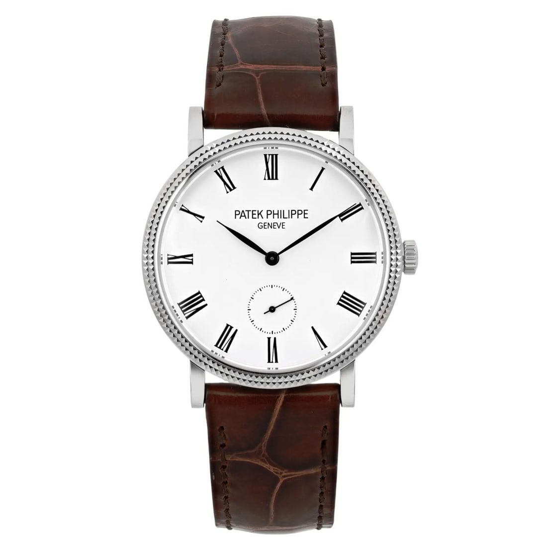 Patek Philippe Calatrava 31mm 18K White Gold Watch with White Dial (1 of 5)