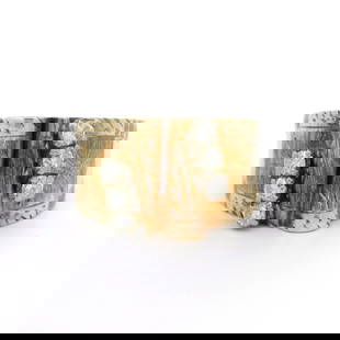 Vintage 14k Yellow Gold 0.25ct Old Cut Diamond Engraved Band Ring: Vintage 14k Yellow Gold 0.25ct Old Cut Diamond Engraved Band Ring This exquisite vintage retro band ring is crafted from solid 14k yellow gold and showcases a stunning arrangement of six old round cut