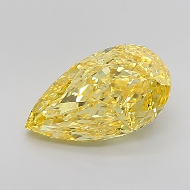 Loose Diamond - PEAR 3.06ct Fancy Vivid Yellow VS1 (1 of 1)