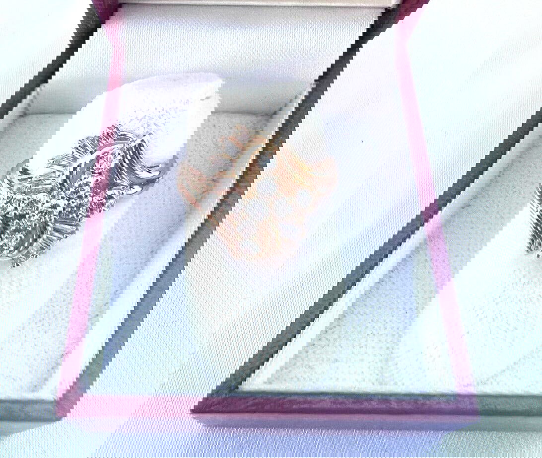 Stunning 18K Yellow Gold Diamond Ring 0.55 ct Size 6 (1 of 12)