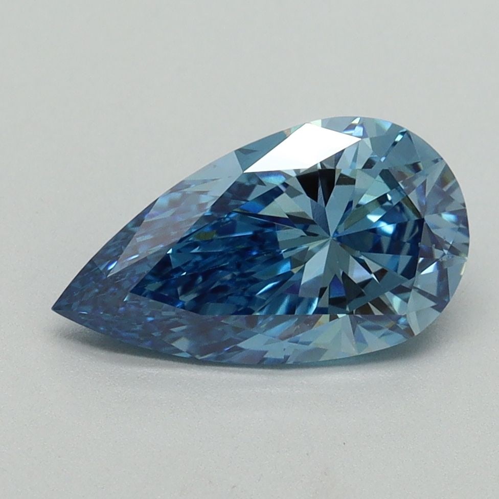 Loose Diamond - PEAR 1.57ct Fancy Vivid Blue VS1 (1 of 1)