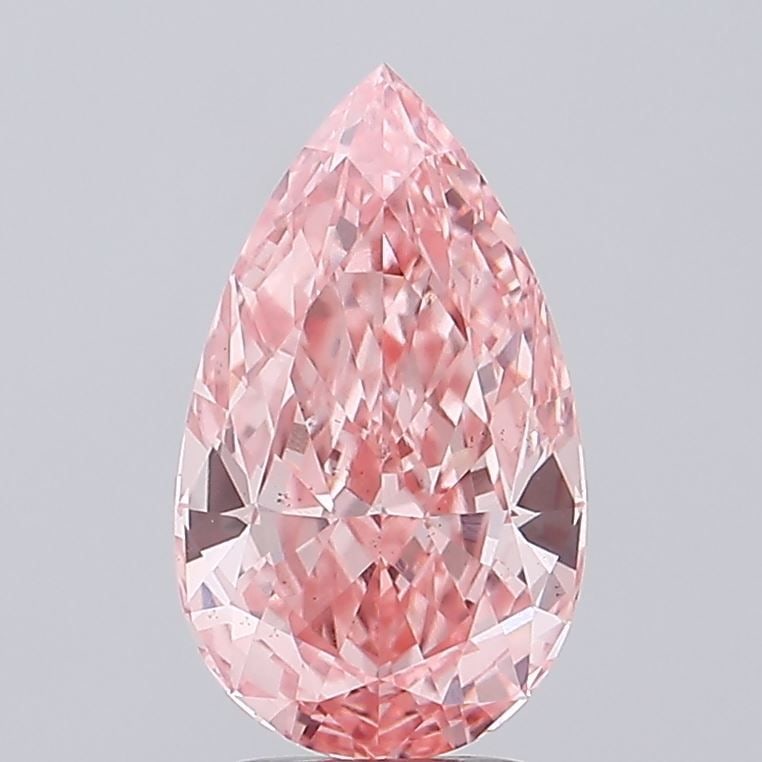 Loose Diamond - PEAR 4.02ct Fancy Vivid Pink VS2 (1 of 1)