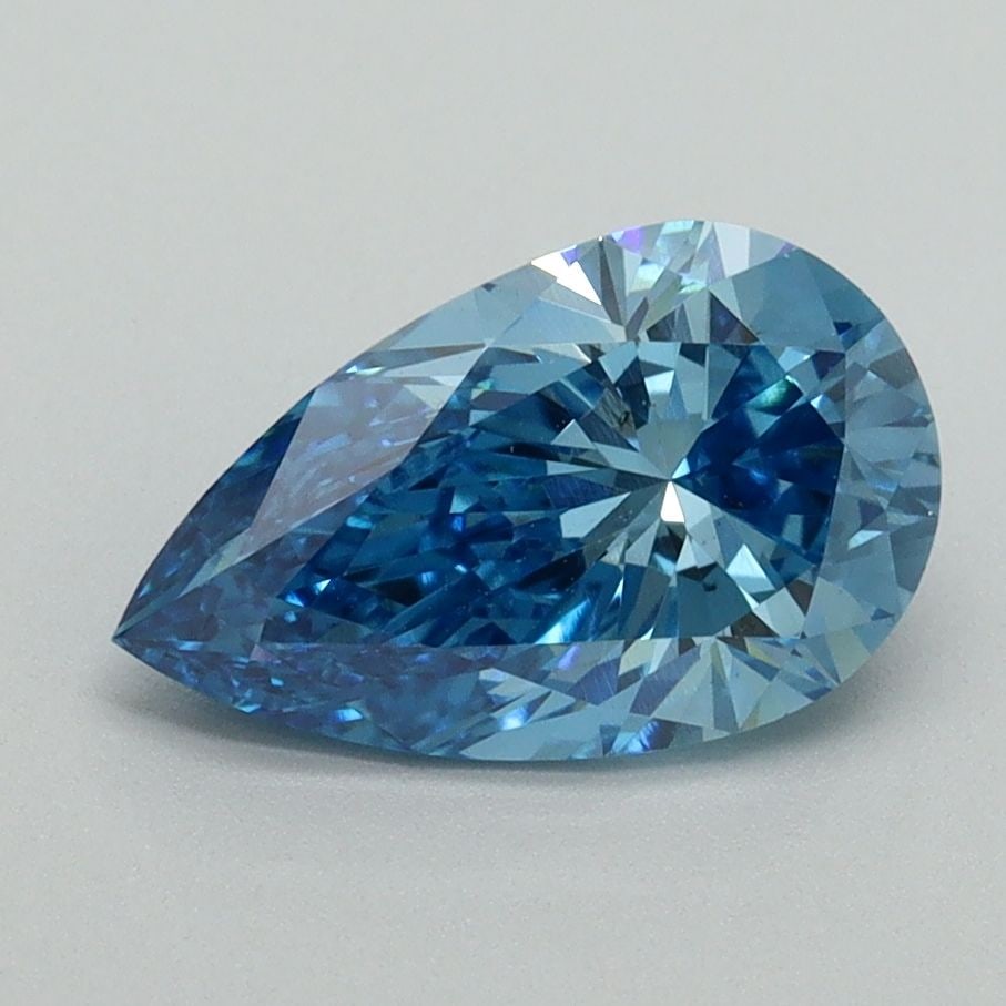 Loose Diamond - PEAR 1.53ct Fancy Vivid Blue VS1 (1 of 1)